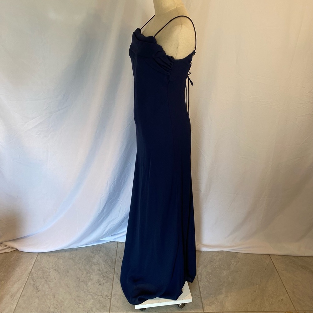 Vintage Blondie Nites by Jaslene Tie Back Chifon Dress - Picture 7 of 8